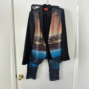 Clover Canyon Set, City Lights Sequin Pants and Jacket.
